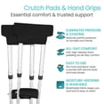 thumbnail image 5 of Crutch Pads Hand Grips , Breathable, Machine Washable Padding -Moisture Wicking & Odor Reducing Pill, 5 of 5