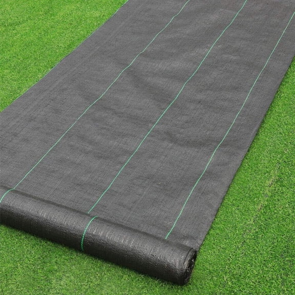 Fas Home Heavy Duty Weed Barrier Landscape Fabric 3x100FT for Outdoor Gardens, Woven Weed Blockr Fabric - Garden Landscaping Fabric Roll - Weed Control Fabric in Rolls