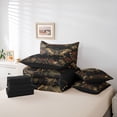 thumbnail image 6 of Homewish Animal Moth Boy Girl Bedding Comforter Set 7-Piece,Chic Floral Flowers Rose King Bedding Sets,Retro Vintage Aesthetic Ultra Soft Bed Sheets,Lightweight Room Decor,Reversible, 6 of 8
