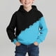 thumbnail image 1 of Sudadera con capucha para niño, con estampado de color, manga larga, informal, deportiva, con capucha, manga larga, sudadera con capucha, top con inserciones en los hombros, blusa de poliéster para ni, 1 of 7