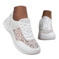 thumbnail image 3 of EaseDay Women's Athletic Walking Shoes Lightweight Comfortable Sneakers Breathable Lace Up Tennis Shoes for Women Casual Running Shoes Workout Shoes Everyday Wear, 3 of 9