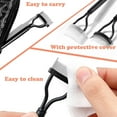 thumbnail image 4 of 3PCS Eyebrow Brush, Eyelash Brush and Comb Curlers Spoolie Brush, Steel Brow Brush Mascara Comb Makeup Grooming Tool, 4 of 5