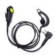 thumbnail image 3 of Auricular de 2 pines M Head PTT Mic Auriculares para HYT TC 700 600 500 Radio bidireccional Ndcxsfigh Accesorios para autos y motos, 3 of 6