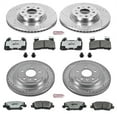 thumbnail image 3 of PowerStop Front and Rear Z26 Street Warrior Carbon-Fiber Ceramic Brake Pad and Drilled and Slotted Rotor Kit Fits: CADILLAC Select Models K6997-26, 3 of 9