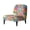 Retro Pop Art Floral Patterns, variant on HELLHERO Daisy Print Armless Accent Chair Washable Cover, Reusable Elastic Bottom Armless Accent Chair Cover for Hotel Bedroom