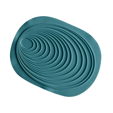 

Placemat Oval Silicone Table Mat Bowl Mat Heat Insulation Anti-slip Thickened Cup Set Table Mat Table Placemats Todays Deals