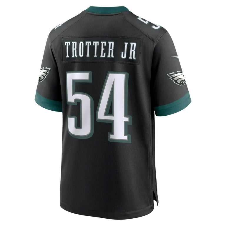 Men's Nike Jeremiah Trotter Black Philadelphia Eagles
