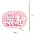 thumbnail image 6 of Big Dot of Happiness Funny Last Rodeo - Pink Cowgirl Bachelorette Party Photo Booth Props Kit - 10 Piece, 6 of 6