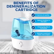 Arcticwind 24-Pack Demineralization Cartridge for HoMedics ultrasonic humidifier replacement filter element purification,Prevents Hard Water Build-Up,Reduce White Dust Filter Mineral Deposits