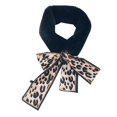 thumbnail image 2 of Bufanda con estampado de para mujer Bufandas con cuello sintética - Colr negro 2 Macarena Bufanda de cuello de invierno para mujer, 2 of 4