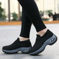 thumbnail image 6 of Shoes Walking Sneakers Mesh Cushion Running Air Women Breathable Exercise Shake Platform Shoe Breathe Tennis Sock Ladies, 6 of 9