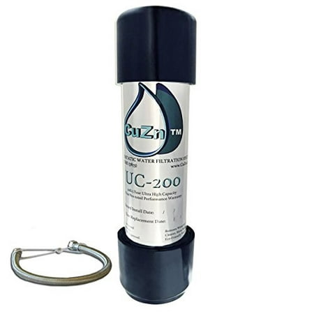 CuZn UC-200 Under Counter Water Filter - 50K Ultra High Capacity - Made in