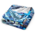 thumbnail image 4 of Dolphin Blanket Soft Warm Cozy Ocean Animal Blankets for Boys Girls Fuzzy Plush Dolphin Throw Blanket Fleece Flannel Kid Adults Blanket Gift for Couch Sofa 80"x60", 4 of 6