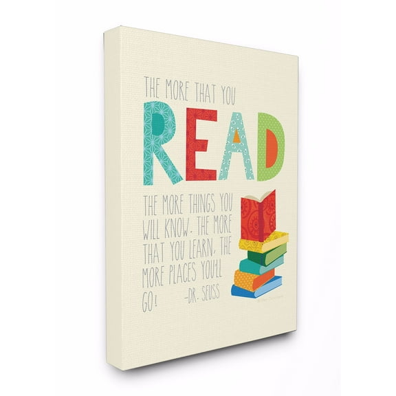 Stupell The More That You Read Wall Art 30x40