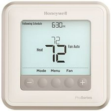 Honeywell T6 Pro Programmable Thermostat, 2 Heat / 1