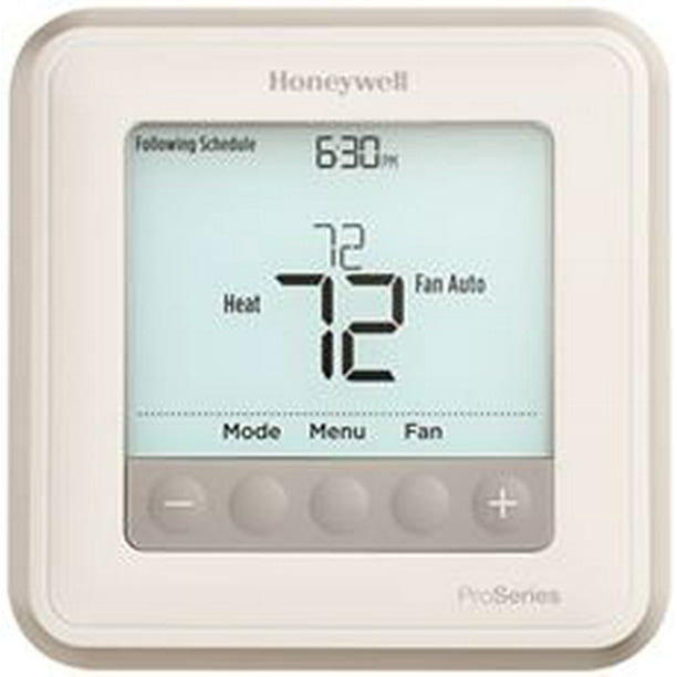 Honeywell T6 Pro Programmable Thermostat, 2 Heat / 1 Cool