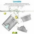 thumbnail image 4 of Exprimidor de cítricos eléctrico manos libres para naranja, limón, manzana, tomate y uva, alimentado por USB, desmontable y lavable, color verde, 4 of 5