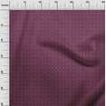 thumbnail image 2 of oneOone Georgette Viscose Dark Magenta Fabric Geometric Block Craft Projects Decor Fabric Printed By The Yard 42 Inch Wide, 2 of 4