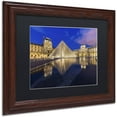 thumbnail image 2 of Trademark Fine Art "Golden Hour in the Louvre" Canvas Art by Mathieu Rivrin, Black Matte, Wood Frame, 2 of 4