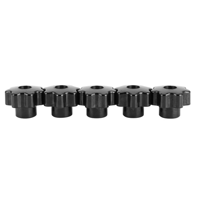 Poignée de poignée de Bouton d'Écrou de 5Pcs, Poignée de Serrage de Bouton de Filetage de 10mm Poignée de Bouton de Machine-Outil Professionnel pour l'Outil d'Équipement Industriel