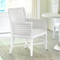 thumbnail image 2 of Panama Jack Boca Moderne Bois Tissé Bras Chaises en Beige (Lot de 2), 2 of 4