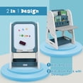 thumbnail image 4 of Infans 2 in 1 Kids Easel Desk Chair Set Book Rack Adjustable Art Painting Board Blue, 4 of 7
