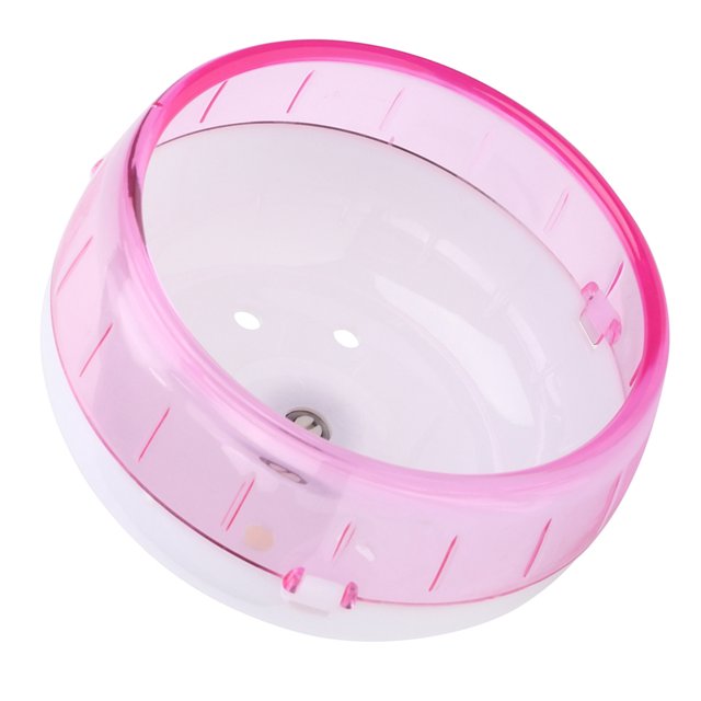 Hamster Toy, Hamster Wheel, Lightweight Detachable Plastic for Hamster Small Pets Pink