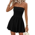 thumbnail image 1 of Rompers KIRUNDO Summer para mujer, estilo casual, negro, talla XL, 1 of 9