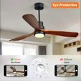 thumbnail image 4 of Ceiling Fan Light Replacement Panel Uniform Illumination 3CCT 3000K 4000K 6000K Memory Function Ceiling Fan LED Light for Home, 4 of 5
