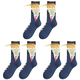 thumbnail image 1 of Calcetines Trump Con Pelo Falso 3D para Hombres Y Mujeres (oscuro) Azul Amarillo, 1 of 4