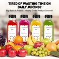 thumbnail image 7 of Xueyu Plastic Juice Bottles with Lids 12 OZ, 12 Pcs Juice Bottles Clear Empty Reusable Juice Bottle with Tamper Caps for Juicing Refillable Juice Bottles for Travel, 7 of 7