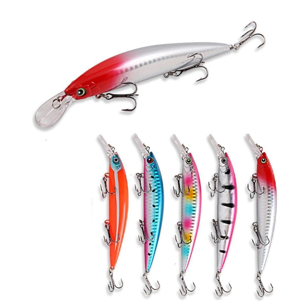 5pcs Fishing Baits Minnow Fishing Lure Artificial Hard Baits Topwaters Artificial Fishing Tackle Lure