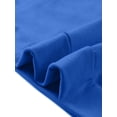 thumbnail image 5 of INSPIRE CHIC Women's Wrap Tops V Neck Short Sleeves Button Decor Ruched Causal Blouses Royal Blue XL, 5 of 6