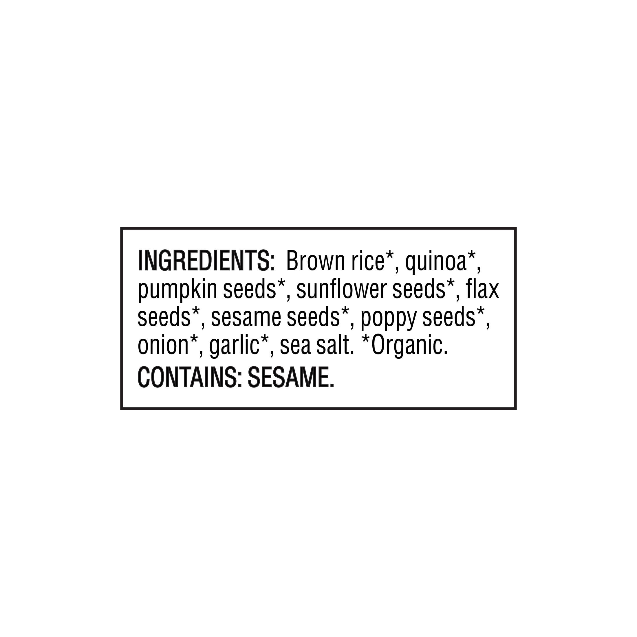 Mary’s Gone Crackers Super Seed Organic, Gluten Free Everything Crackers, 4 oz