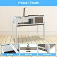 thumbnail image 6 of Gowoodhut Tortoise Habitat with Leakproof Tray Reptile Cage with Legs for Small Animals Indoor & Outdoor, 6 of 7