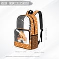 thumbnail image 7 of ZIATUBLES Clear Backpack Heavy Duty 17 Inch, Fabric & PVC Transparent Bag with Front & Side Pockets, See Through Backpack for School Work Security Travel, 7 of 7