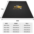 thumbnail image 5 of Adrian College Logo Fleece Blanket, Very Soft Microfiber Flannel Blanket for Couch Warm and Cozy for All Seasons, Star Background, 5 of 6