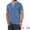 Blue, variant on DARING DIVA Men's Henley V-Neck Colorblock Button Down Short Sleeve T-Shirt M Light Gray