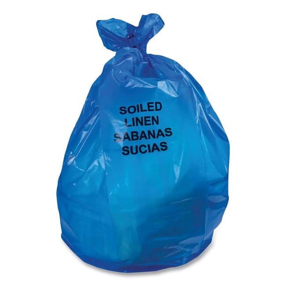 Coastwide Professional CW50712-A7450PX 45 gal 37 x 50 in. Biohazard Can Liners Trash Bags, Blue - 1.3 Mil - 150 per Case