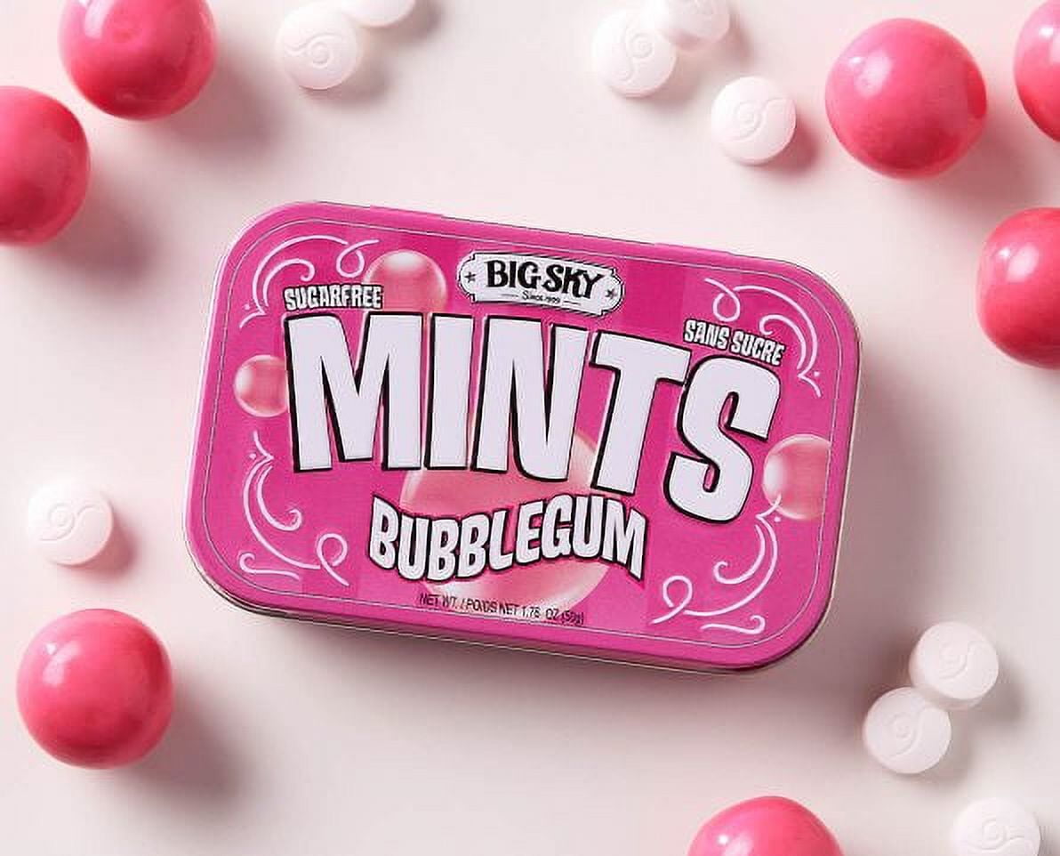 Big Sky Mints Bubble Gum 6 Count