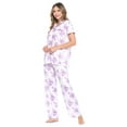 thumbnail image 2 of Casual Nights Women's Short Sleeve Floral Pajama Set, 2 of 5