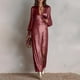 thumbnail image 1 of TaTaai Womens Party Long Sleeve Sequin Maxi Dress High Slit Evening Gown Glitter Formal Prom Night Club Dress Gift, 1 of 9