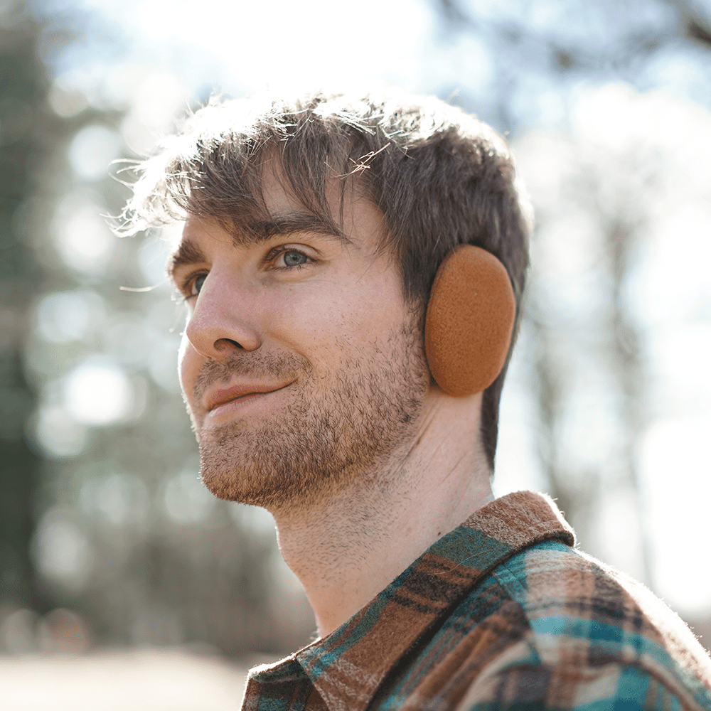 EarCaps Fleece Bandless Ear Warmers/Ear Muffs For Men & Women 