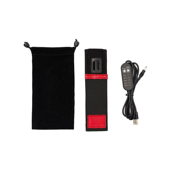 Sidaley Tira de calentamiento de lente de cámara ajustable, lente DSLR telescópica portátil, botón de calentador, calentador de operación, Accesorios para fotos