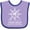 Lavender and Purple, variant on Inktastic Nags Head North Carolina Boys or Girls Baby Bib