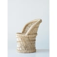 thumbnail image 5 of Creative Co-Op Handwoven Bamboo and Rope Chair, Tan, 5 of 6