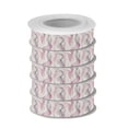 thumbnail image 2 of 5 Rolls Christmas Ribbon 1.5 inch Wide Decorative Ribbon for Gift Wrapping and Holiday Decorations Watercolor Abstract Wavy Lines, 2 of 7