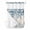 Blue, variant on No Hook Green Eucalyptus Shower Curtain with Snap in Liner Set, Farmhouse Weeping Leaves on Linen Waterproof Fabric Bathroom Curtains with See Through Top Window, Hotel Style Small 36 x 78 Inch