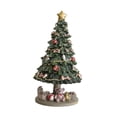 thumbnail image 2 of Adorno de caja de música para árbol de Navidad, estatua de resina, decoración de estatuilla coleccionable para vacaciones en la mesa interior del hoga, 2 of 9