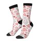 thumbnail image 1 of Balery Hand Drawn Hearts Calcetas Largas con Estampado para Hombre y Mujer – Suaves y Transpirables, Talla Única (US 5-11), 1 of 6